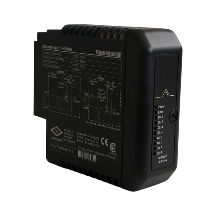 ROSEMOUNT EMERSON DeltaV KJ3002X1-BC1 ANALOG INPUT 4-20mA 12P0681X092 REV M USPI