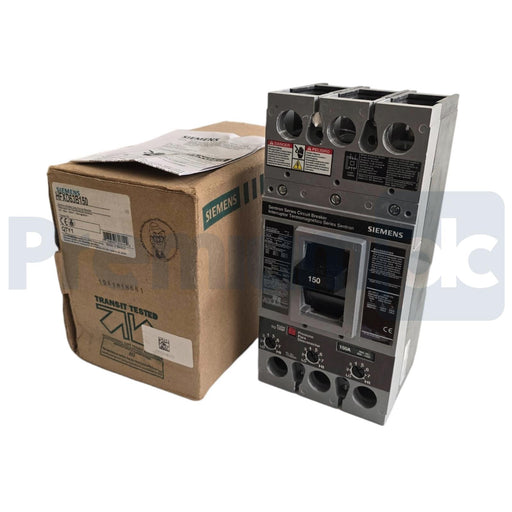 SIEMENS HFXD63B150 SENTRON CIRCUIT BREAKER 3P/150A/600V~/65kA@480V~ w/TRIP NSMP