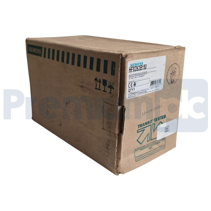 SIEMENS HFXD63B150 SENTRON CIRCUIT BREAKER 3P/150A/600V~/65kA@480V~ w/TRIP NSMP