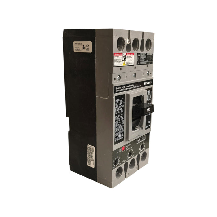 SIEMENS HFXD63B150 SENTRON CIRCUIT BREAKER 3P/150A/600V~/65kA@480V~ w/TRIP NSMP