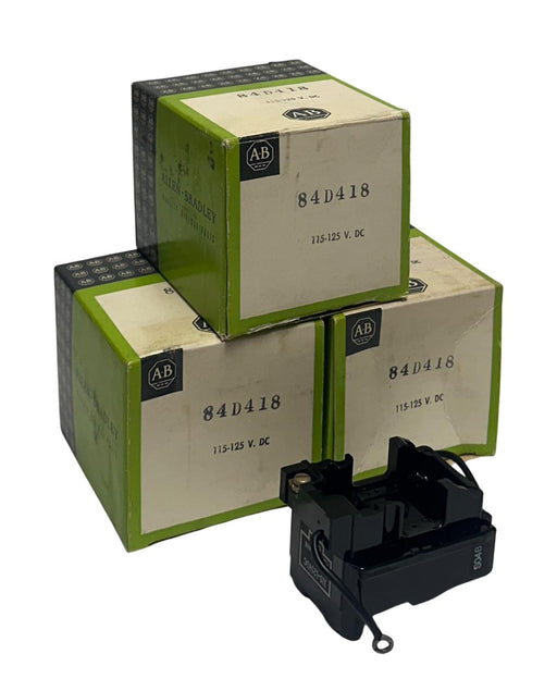 3 ALLEN BRADLEY 84D418 OEM REPLACEMENT COILS 115-125VDC INDUSTRIAL NSMP
