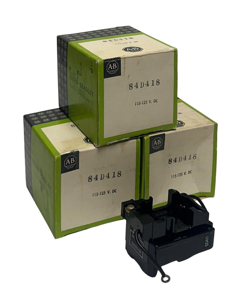 3 ALLEN BRADLEY 84D418 OEM REPLACEMENT COILS 115-125VDC INDUSTRIAL NSMP