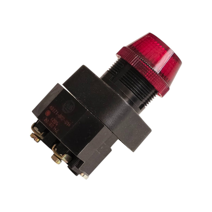ALLEN BRADLEY 800H-QRH24W /G 30mm RED PILOT LIGHT 800H PUSH BUTTON NSNP (read)