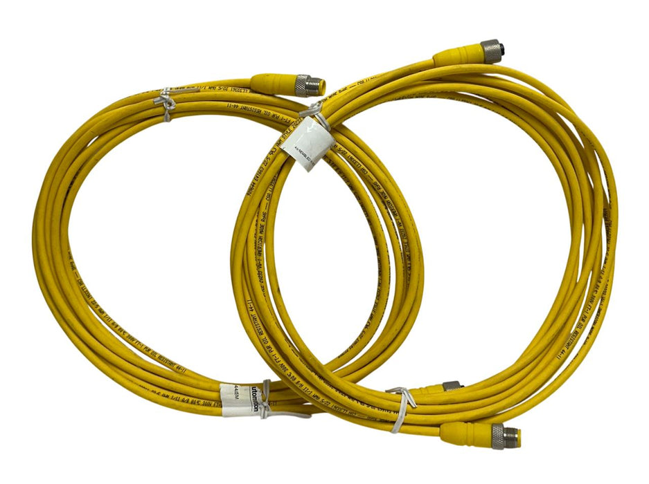 2 LUMBERG RST 5-RKT 5-644/5M / 600001825 MALE TO FEMALE CORDSETS M12 5M NSNP