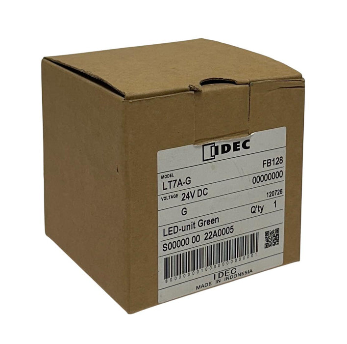 IDEC LT7A-G / LT7AG LED STACK LIGHT TOWER GREEN 24VDC FB128 70mm LT7 SERIES NSMP