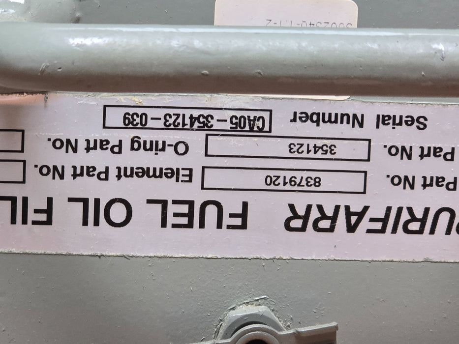 ELECTRO MOTIVE CAMFIL 8379120 OIL FILTER ASM 1-8379120 / 18379120 / 354123 NSMP