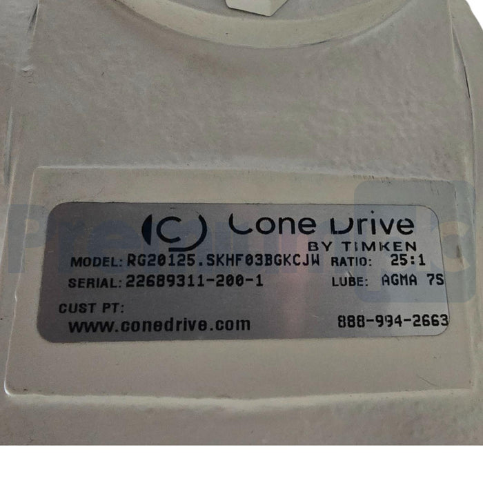 ALLEN BRADLEY VPF-A1003F-PJ12AF /A Kinetix VPF SERVO MOTOR w/CONE DRIVE RG20125