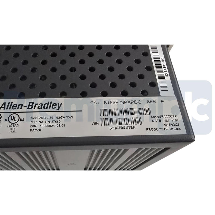 ALLEN BRADLEY 6155R-NPXPDC /E 200R COMPACT NON-DISPLAY INDUSTRIAL PC 24VDC NSMP