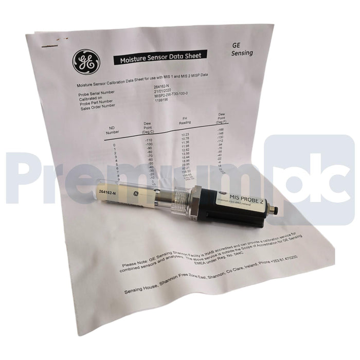GE Sensing Panametrics MISP2 MOISTURE SENSOR MIS PROBE 2 MISP2-2W-T30-1000 NSNP