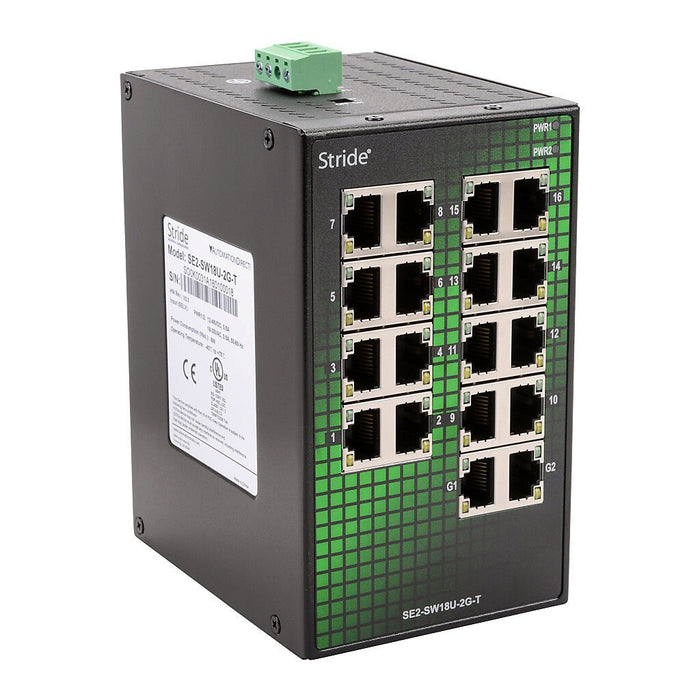 AUTOMATION DIRECT SE2-SW18U-2G-T / SE2SW18U2GT STRIDE 18-P ETHERNET SWITCH NSFS