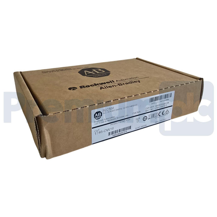 ALLEN BRADLEY 1746-OW16 /D SLC500 16-CH RELAY OUTPUT MODULE 1746OW16 2022 NSMP