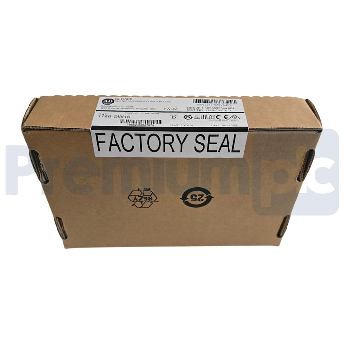 ALLEN BRADLEY 1746-OW16 /D SLC500 16-CH RELAY OUTPUT MODULE 1746OW16 2022 NSFS