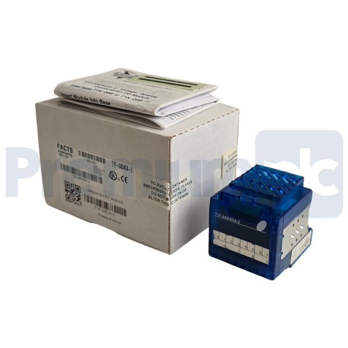 FACTS ENGINEERING T1F-8AD4DA-2 TERMINATOR ANALOG I/O MODULE 8CH/IN 4CH/OUT NSMP
