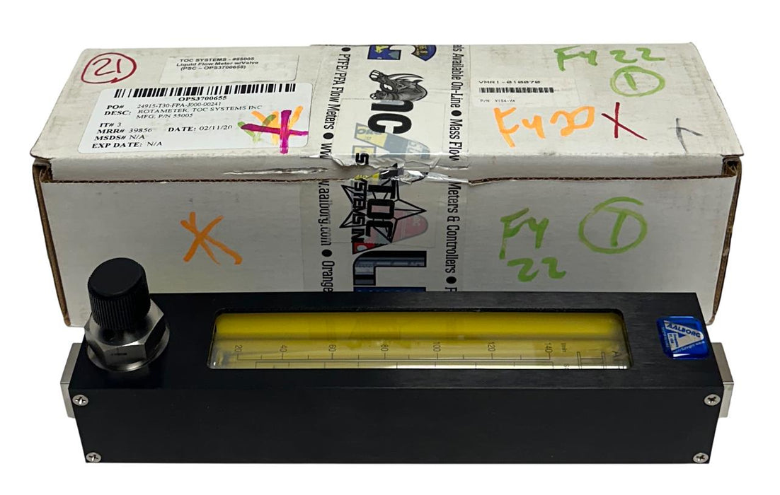 AALBORG TOC VMRI-010070 / VIS4-VA / 55005 MODEL V MEDIUM RANGE FLOW METER NSMP