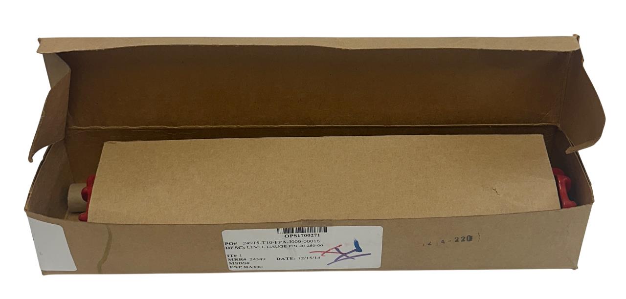 APOLLO VALVES 20-250-00 / 2025000 LIQUID LEVEL WATER GAUGE 1/2'' / 12'' GL NSMP