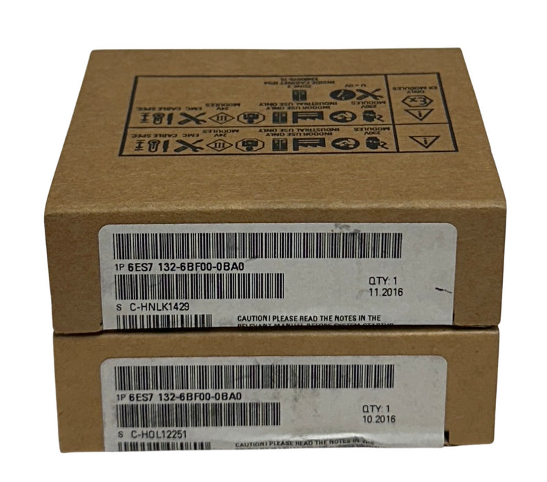 2 SIEMENS 6ES7 132-6BF00-0BA0 SIMATIC ET200SP DIGITAL OUTPUT MODULES 24VDC NSFS