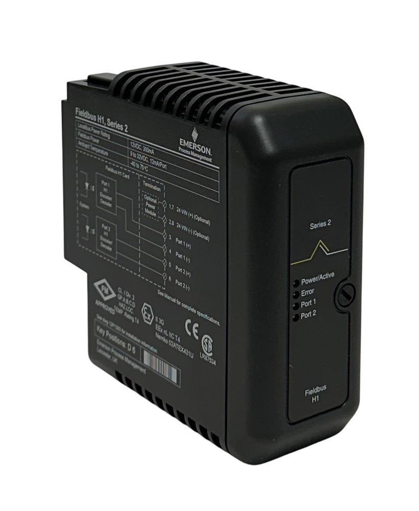 EMERSON DeltaV KJ3242X1-BA1 / 12P2471X062 Fieldbus H1 SERIES 2 CARD 9-32VDC NSNP