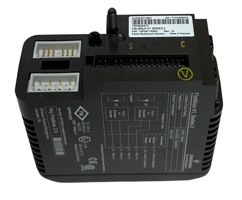 EMERSON DeltaV KJ3242X1-BA1 / 12P2471X062 Fieldbus H1 SERIES 2 CARD 9-32VDC NSNP