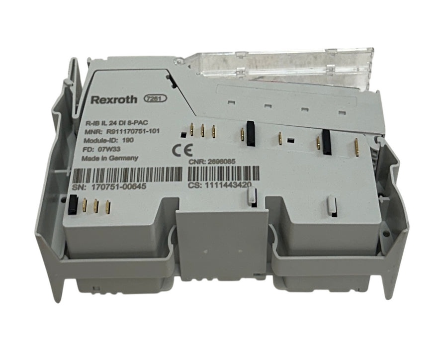 REXROTH R-IB IL 24 DI 8-PAC / R911170751 -101 DIGITAL INPUT TERMINAL 24VDC NSMP