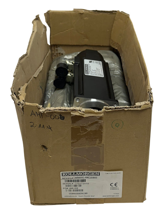 KOLLMORGEN AKM44G-ANC2DB00 / AKM44GANC2DB00 SERVO MOTOR 1.27kW 640VDC NSMP *