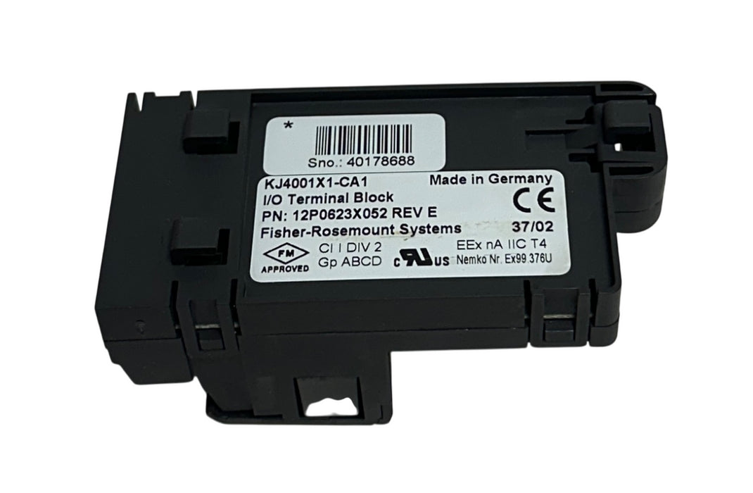4 ROSEMOUNT DeltaV KJ4001X1-CA1 / 12P0623X052 TERMINAL BLOCKS I/O Rev. E USNP