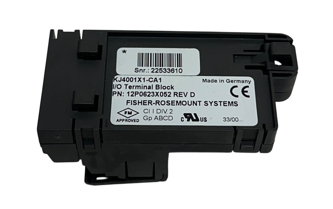 4 ROSEMOUNT DeltaV KJ4001X1-CA1 / 12P0623X052 TERMINAL BLOCKS I/O Rev. D USNP
