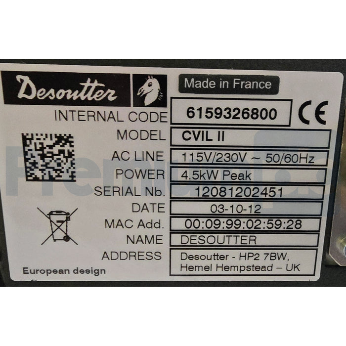DESOUTTER 6159326800 CVIL II CONTROLLER 115/230VAC FOR E-PULSE NUTRUNNERS NSMP