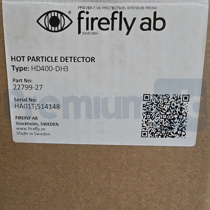 Firefly AB HD400-DH3 22799-27 SPARK / HOT PARTICLE DETECTOR FSE-HD400-DH3 NSMP
