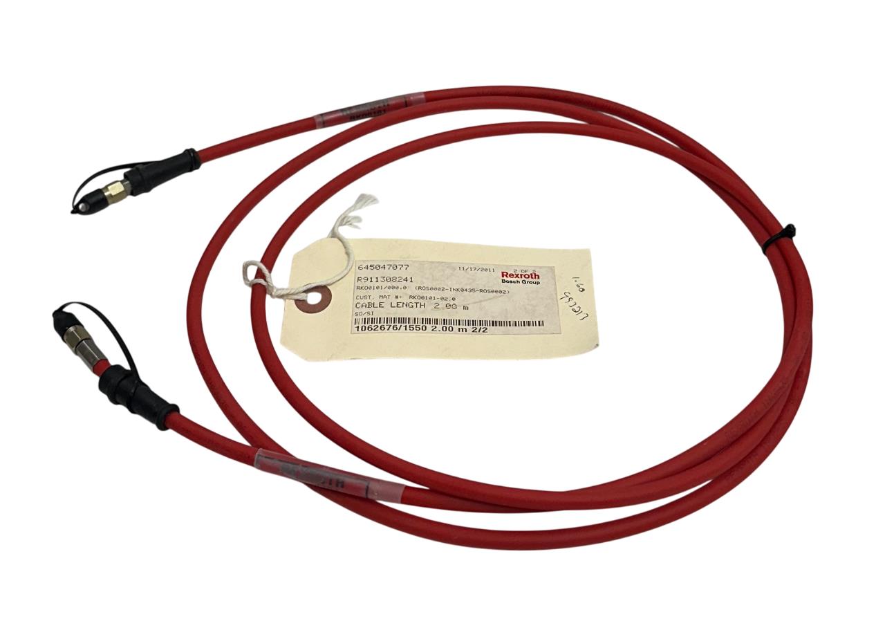 REXROTH RKO0101/000,0 (ROS0002-INK0435-ROS0002) / R911308241 FIBER OPTIC 2M NSNP