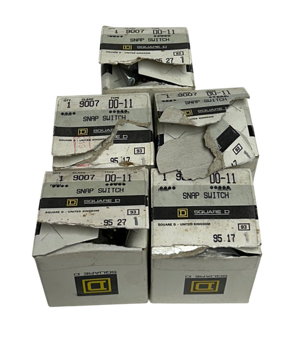 5 SQUARE D CLASS 9007 DO-11 / D0-11 / DO11 SNAP SWITCHES Series A OEM NSMP