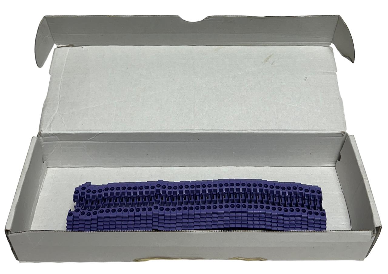 43 ALLEN BRADLEY 1492-J3-V /A BULLETIN 1492 TERMINAL BLOCKS AC/DC VIOLET NSMP