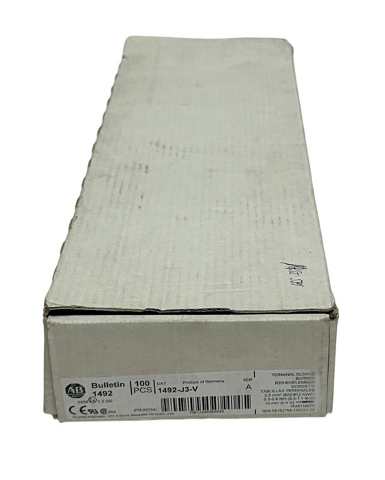 43 ALLEN BRADLEY 1492-J3-V /A BULLETIN 1492 TERMINAL BLOCKS AC/DC VIOLET NSMP