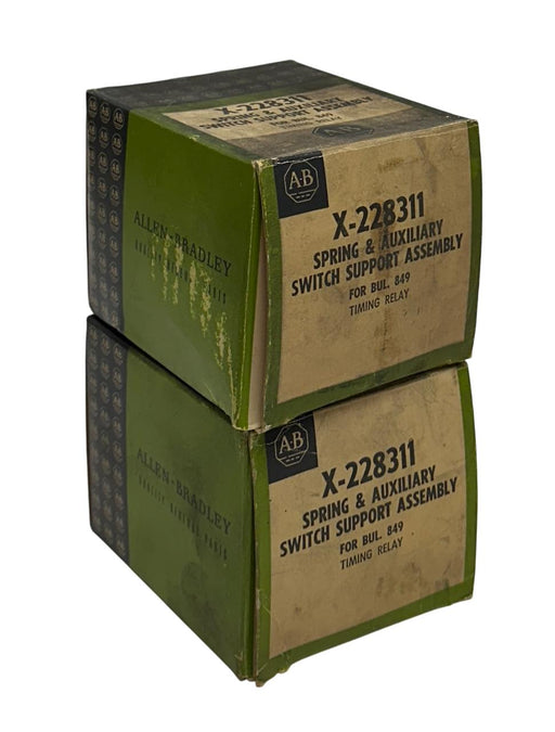 2 ALLEN BRADLEY X-228311 / X228311 SPRING & AUXILIARY SWITCH SUPPORT ASSY NSMP