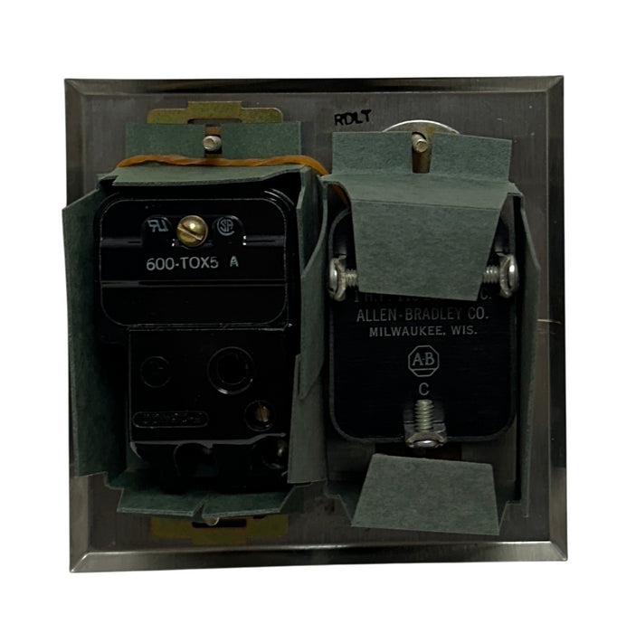 ALLEN BRADLEY 600-TQX9 /A BULLETIN 600 MANUAL STARTING SWITCH 2-POLE 1B NSMP