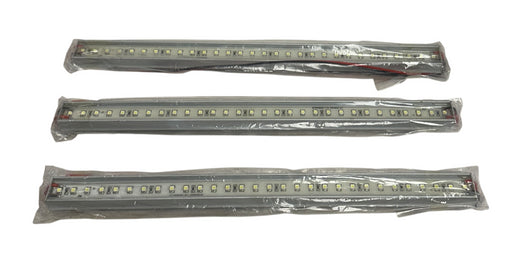 3 SUPER BRIGHT LEDS WLF-CW30SMD / WLFCW30SMD WATERPROOF LIGHT BARS 1FT 12V NSMP