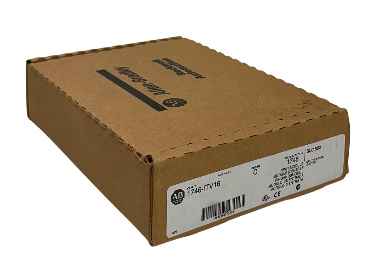 ALLEN BRADLEY 1746-ITV16 /C SLC 500 16-PT FAST RESPONSE INPUT MODULE 24VDC NSMP