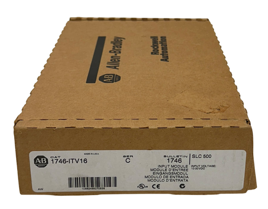 ALLEN BRADLEY 1746-ITV16 /C SLC 500 16-PT FAST RESPONSE INPUT MODULE 24VDC NSMP