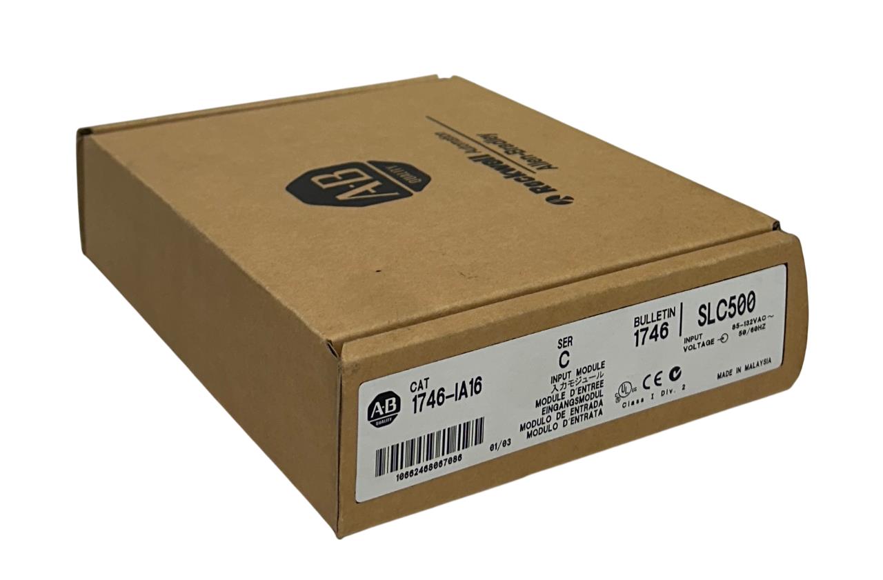 ALLEN BRADLEY 1746-IA16 /C SLC 500 DIGITAL INPUT MODULE 85-132Vac 1746IA16 NSMP