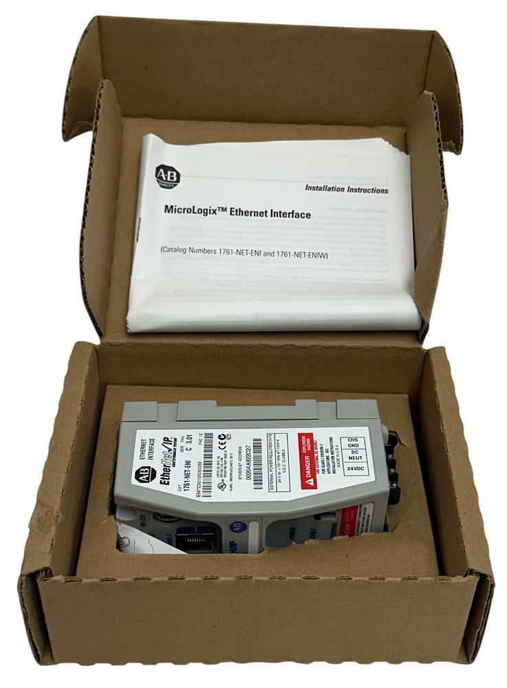 ALLEN BRADLEY 1761-NET-ENI /C MicroLogix AND SLC 500 EtherNet INTERFACE NSMP