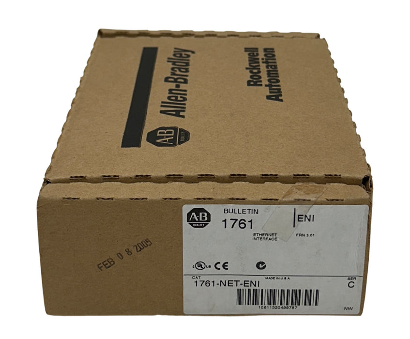 ALLEN BRADLEY 1761-NET-ENI /C MicroLogix AND SLC 500 EtherNet INTERFACE NSMP