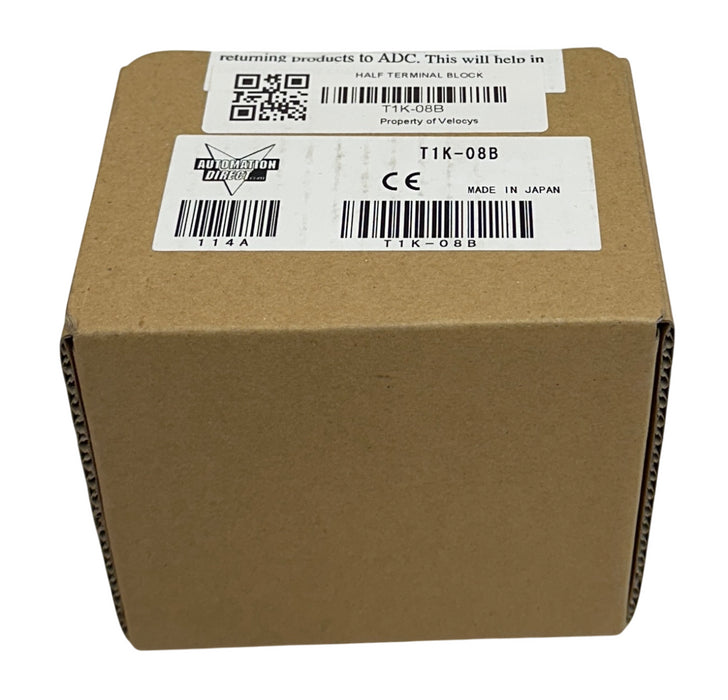 AUTOMATIONDIRECT T1K-08B / T1K08B TERMINATOR HALF-SIZE TERMINAL BASE 24-PIN NSFS