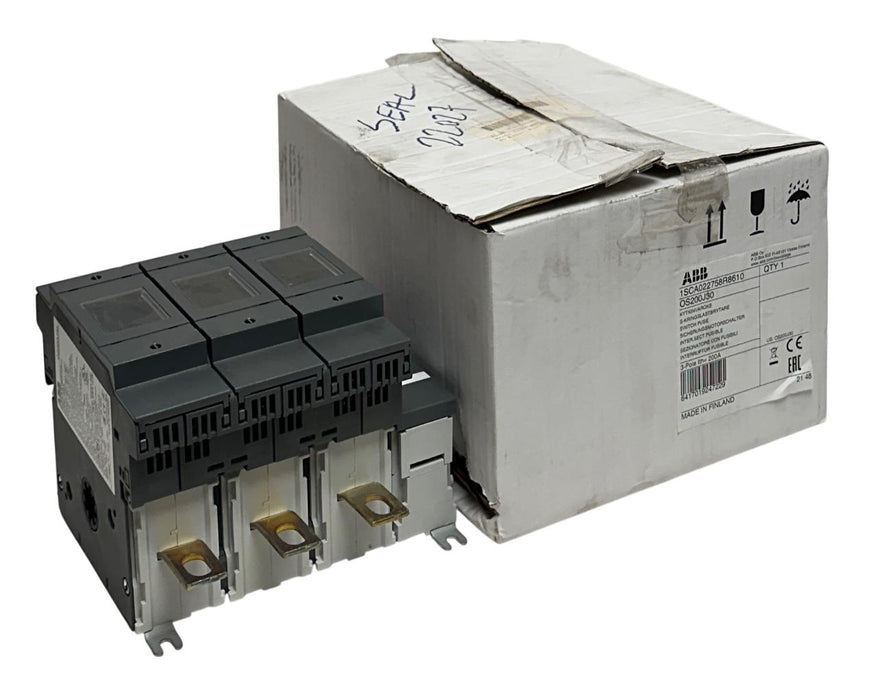 ABB 1SCA022758R8610 / OS200J30 FUSIBLE DISCONNECT SWITCH 200A 3-POLE NSMP