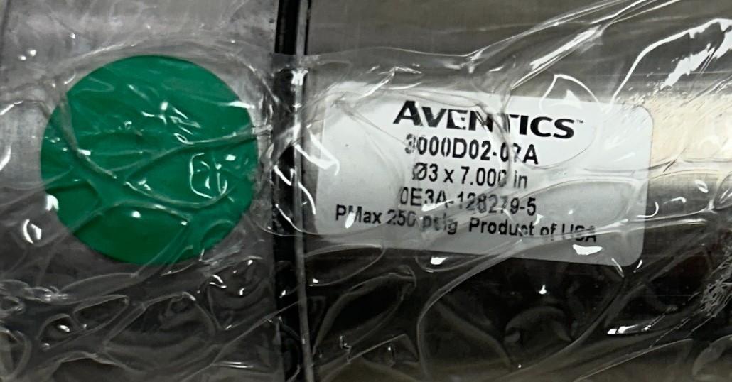 AVENTICS NUMATICS 3000D02-07A / 3000D0207A PNEUMATIC CYLINDER 7'' STROKE NSMP