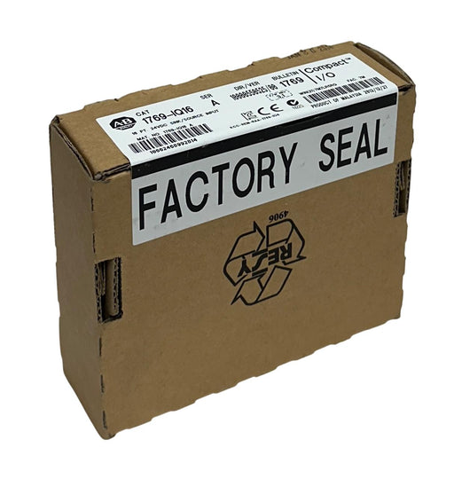 ALLEN BRADLEY 1769-IQ16 /A CompactLogix 16-PT SINK/SOURCE INPUT MODULE 24V NSFS