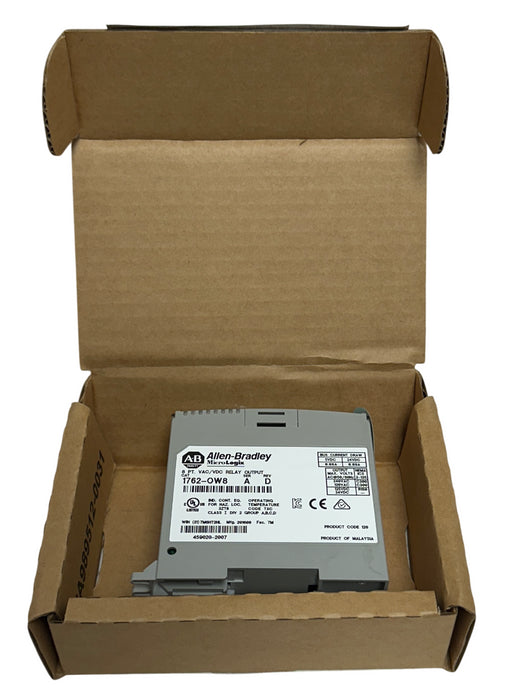 ALLEN BRADLEY 1762-OW8 /A MicroLogix 8-PT RELAY OUTPUT MODULE VAC/DC NSMP