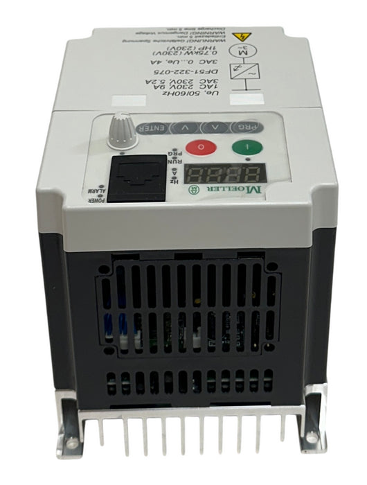 EATON MOELLER DF51-322-075 / DF51322075 FREQUENCY INVERTER 0.75kW/1HP 4A NSMP