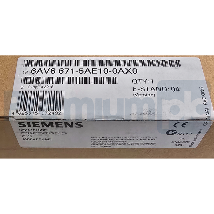 SIEMENS 6AV6671-5AE10-0AX0 CONNECTIVITY BOX DP PLUS 6AV6 671-5AE10-0AX0 NSMP