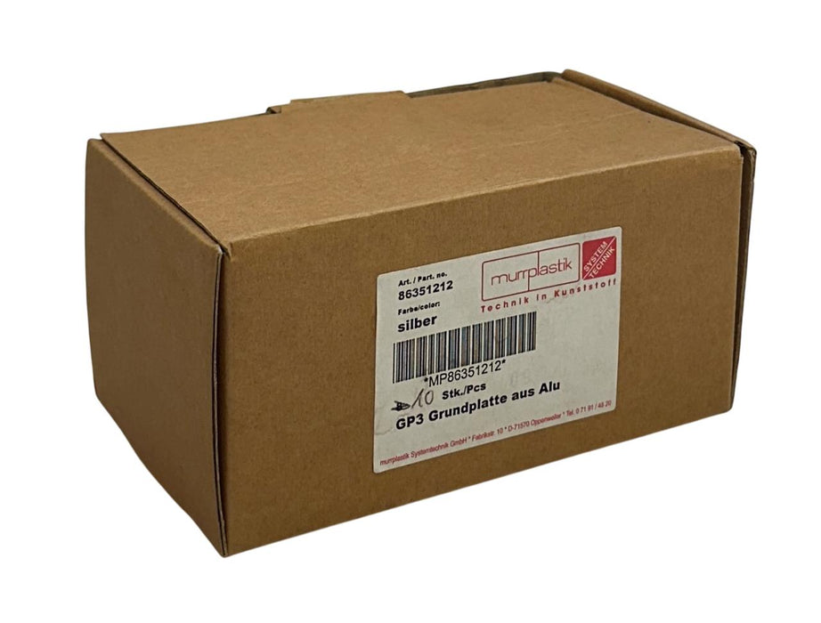 10 MURRPLASTIK 86351212 / MP86351212 / GP3 ALUMINUM BASE PLATES OEM NSMP