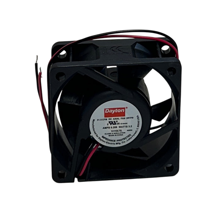 DAYTON 2RTF9 DC AXIAL FAN ZERO FRICTION AIR BEARINGS 12V 31.5CFM OEM NSMP