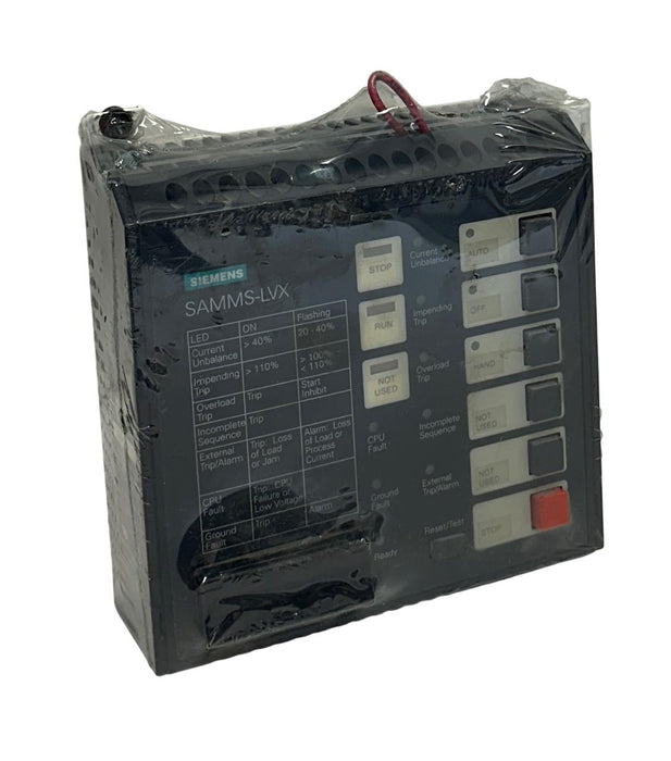 SIEMENS SAM 5 SAMMS-LVX I/O COMMUNICATION MODULE 120VAC 1.0A SAM5 NSNP